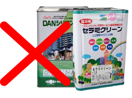 ジョリパットは伸縮系塗料とは相性が良くない